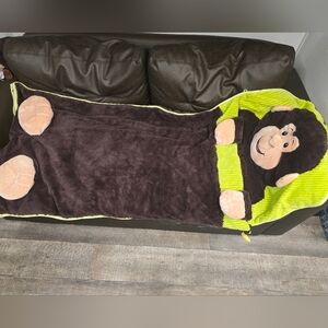 HugFun Kids Animal Head Sleeping Bag Monkey